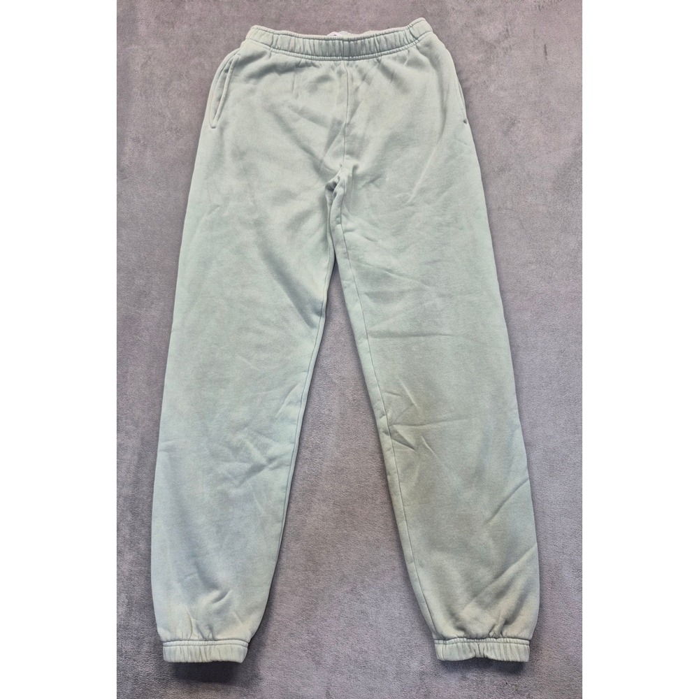 Aritzia TNA Cozy Fleece Mega Sweatpants Sage Green Oversized Joggers Womens S